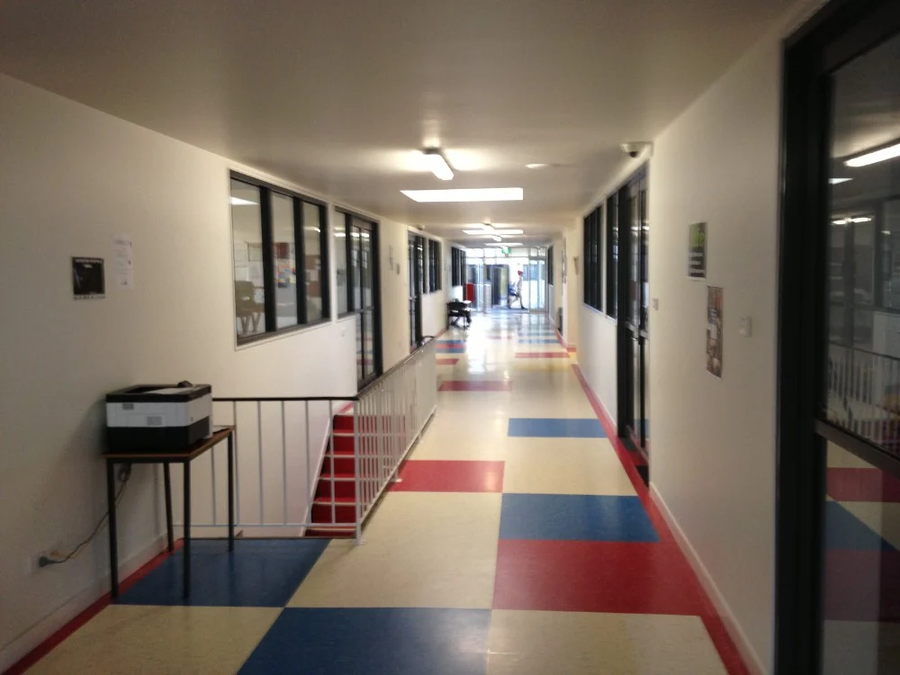 School corridor repaint