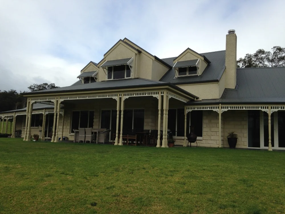 Two-storey homestead and verandah