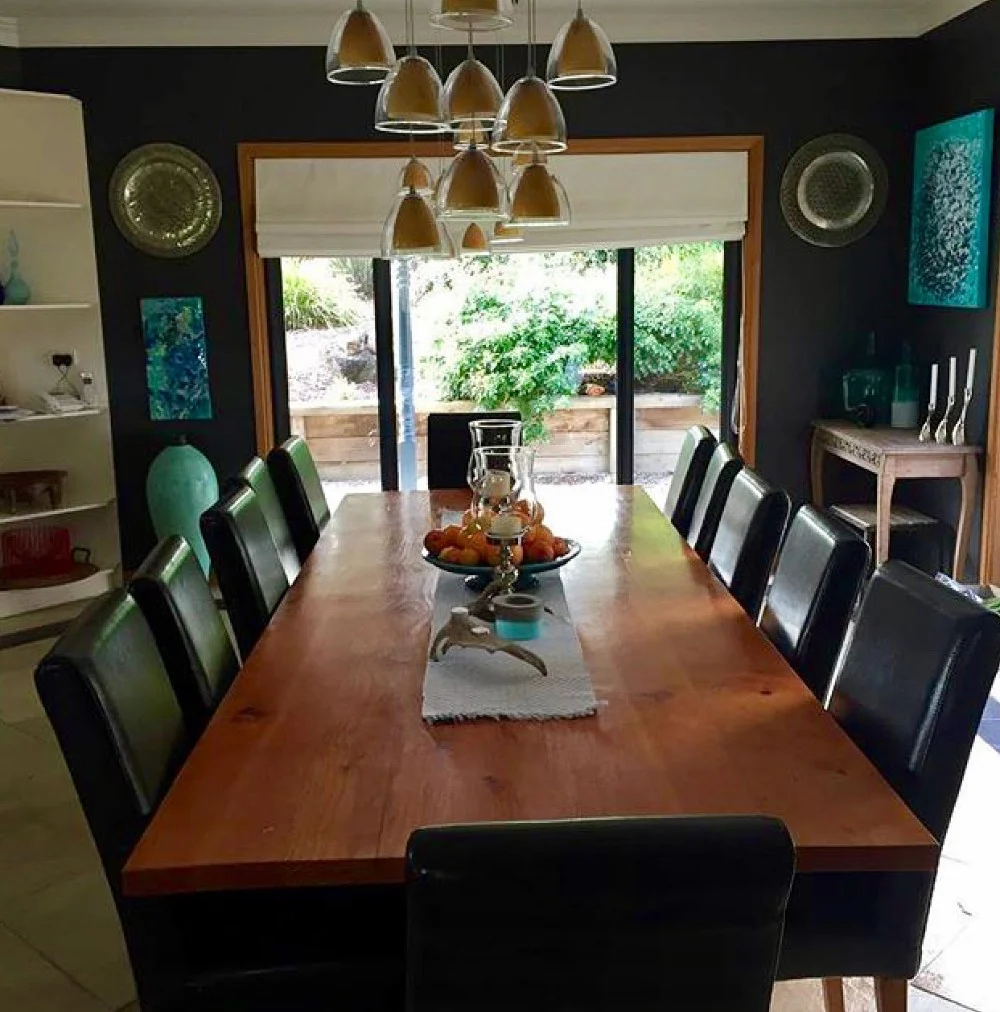 Dining room feature colour